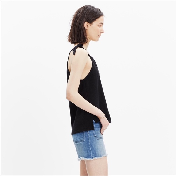 COPY - Madewell Tempo Tie Halter Tank Top - Picture 2 of 4